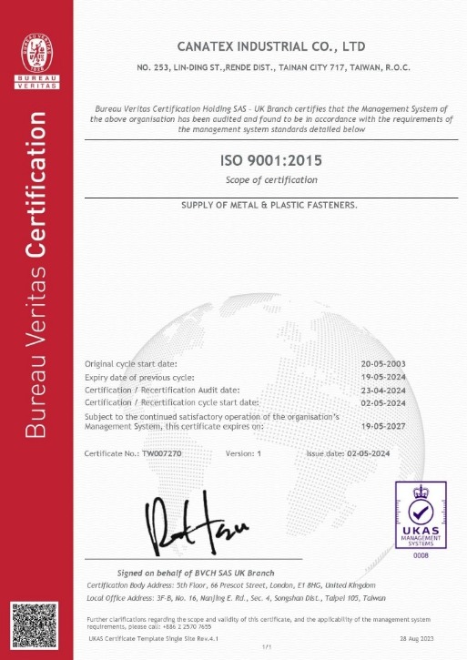 canatex iso 9001